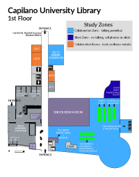 Thumbnail of map of Library 1st Floor